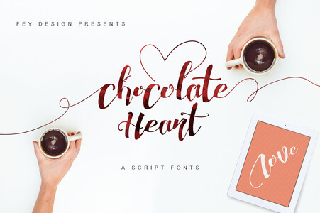 Chocolate Heart Free font
